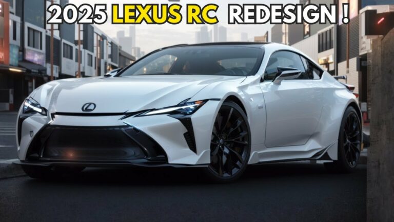 2025 Lexus RC: A Captivating Blend of Luxury and Performance