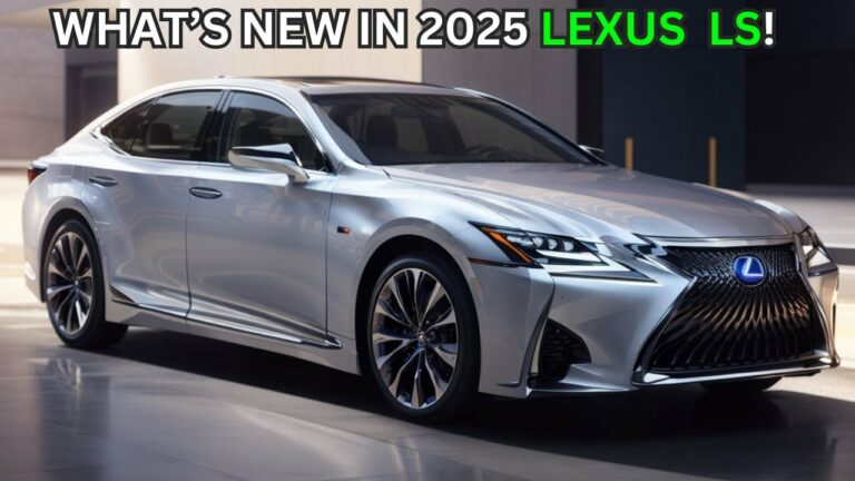 The 2025 Lexus LS: A Glimpse into the Future of Luxury Sedans