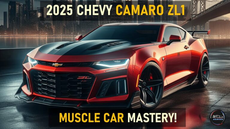 The 2025 Chevrolet Camaro ZL1 Convertible: A Beast Unleashed