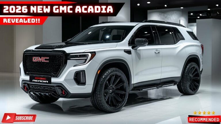 New 2026 Gmc Acadia Redesign